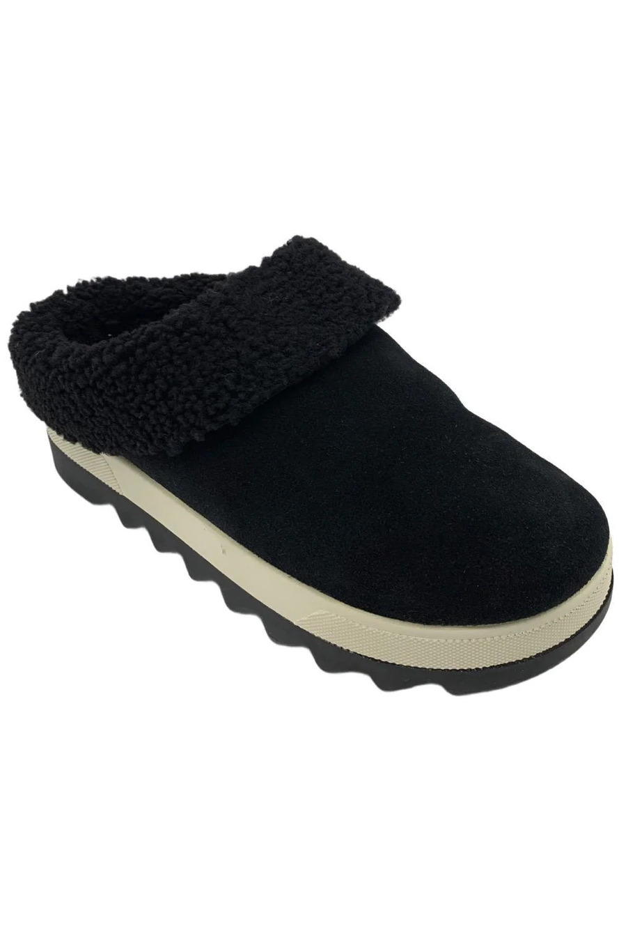 Cougar Women's Winter Indoor Outdoor Slipper Petra Black - Medium